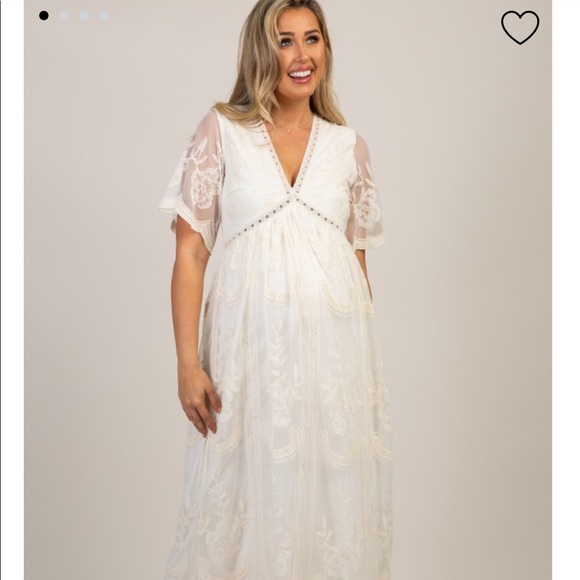 lace mesh overlay maxi dress